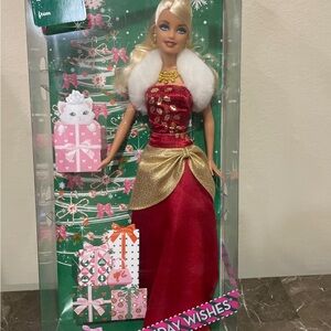 2009 Mattel Holiday Wishes Barbie Doll NRFB